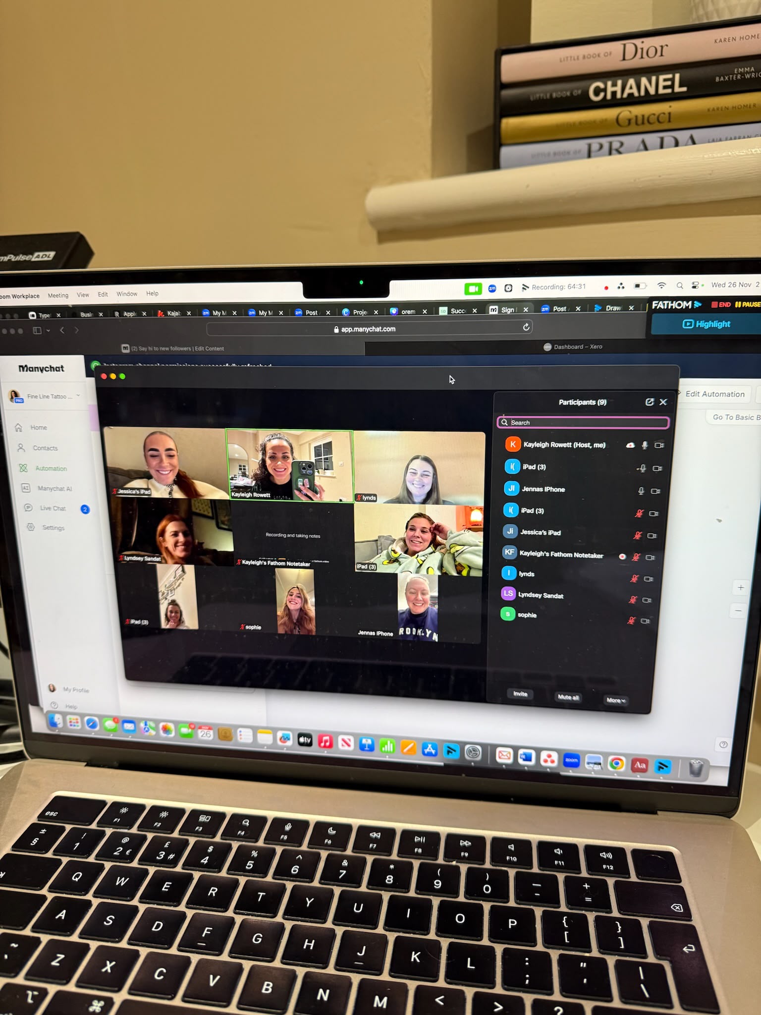 Members on a Studio Success group call, hot seats and real-time problem-solving
